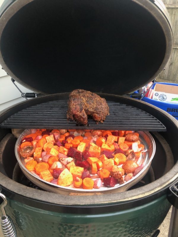 Big Green Egg Smoked Leg of Lamb Rin Robyn Pools®